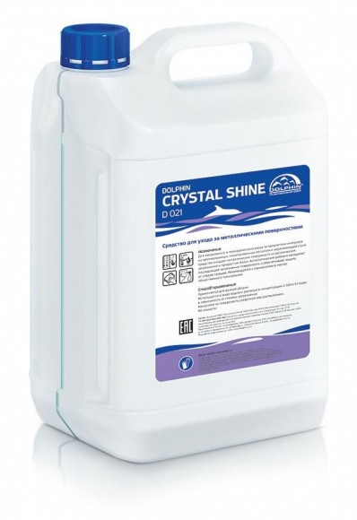 Набор средств, моющее для поверхностей из нерж. 5 л. Dolphin Crystal Shine /3/ - Под заказ, (3 ШТ в упаковке), MAG - 50466