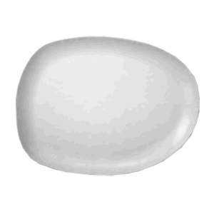 Тарелка «Исола» мелкая;фарфор;,H=22,L=320,B=240мм;белый COM- 3012131