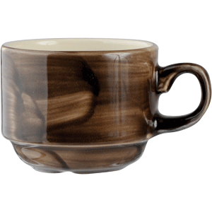 Чашка кофейная «Пепперкорн»;фарфор;100мл;D=65,H=50,L=85мм;коричнев.,бежев. COM- 3130364