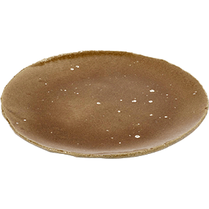 Тарелка;бетон;D=20см;коричнев.,серый COM- 3010642