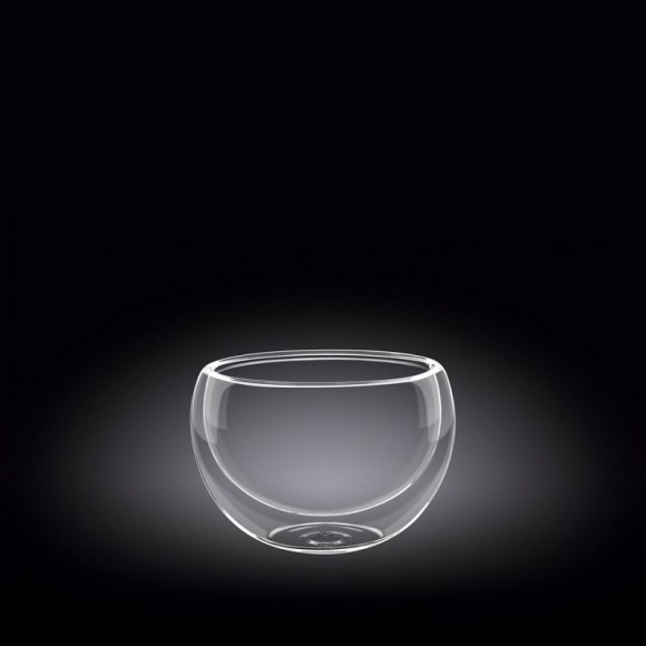 Набор салатников, d=75 мм. 160 мл с дв. стенками Thermo Glass Wilmax /6/120/**, (6 ШТ в упаковке), MAG - 57620