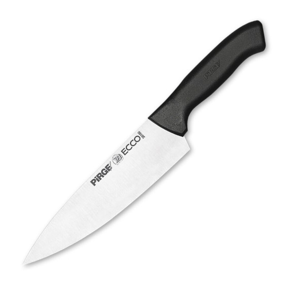 Нож поварской 19 см,черная ручка Pirge, RIC - 81240323