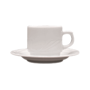 Чашка кофейная «Аркадия»;фарфор;100мл;D=60,H=55,B=85мм;белый COM- 3130315