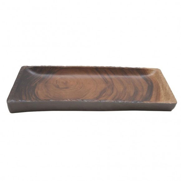 Блюдо 45,7*23*3,8 см прямоуг. African Wood пластик меламин , RIC - 81290175