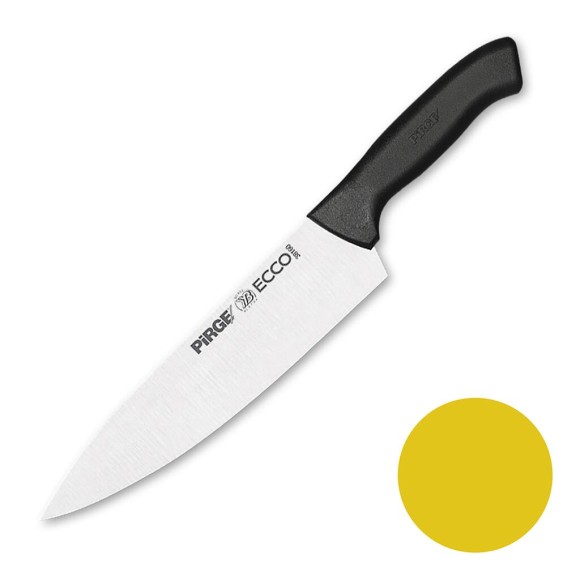 Нож поварской 21 см,желтая ручка Pirge, RIC - 81240332