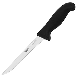 Нож для обвалки мяса;сталь,пластик;,L=260/145,B=20мм;черный,металлич. COM- 9101287