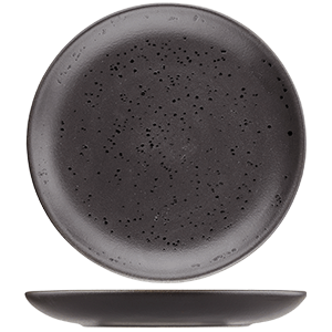 Тарелка «Оникс» плоская без полей;керамика;D=210,H=23мм;черный COM- 3013051
