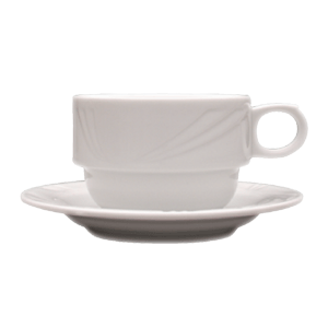 Чашка чайная «Аркадия»;фарфор;160мл;D=75,H=55,B=110мм;белый COM- 3130313