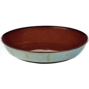 Блюдо глубокое;керамика;D=175,H=30мм;коричнев.,серый COM- 3021175