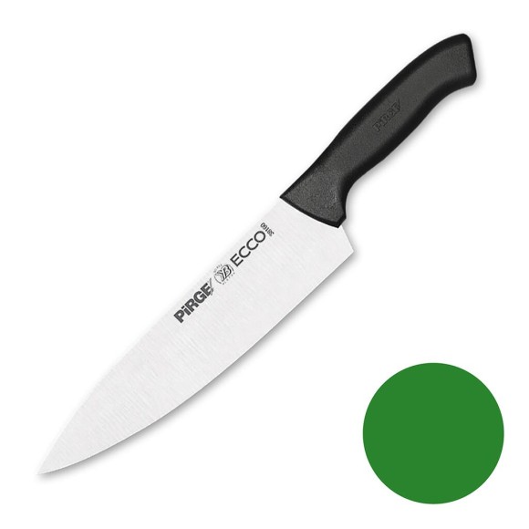 Нож поварской 21 см,зеленая ручка Pirge, RIC - 81240331