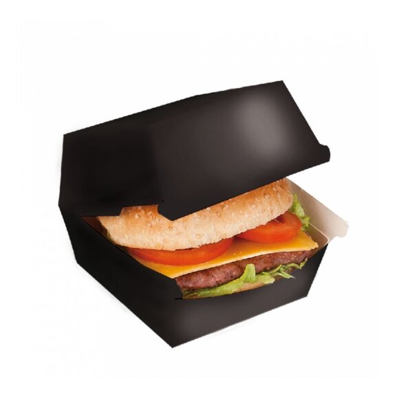 Коробка картонная Black для бургера, 14*14*8 см, 50 шт/уп, Garcia de PouИспания, RIC - 81210814