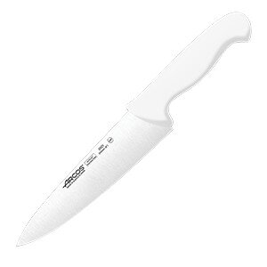Нож поварской «2900»;сталь нерж.,полипроп.;,L=333/200,B=50мм;белый,металлич. COM- 4072437