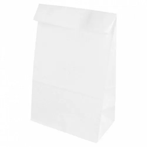 Пакет для покупок без ручек 14+8*24 см, белый, крафт-бумага, Garcia de PouИспания, RIC - 81211387
