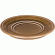Блюдце для бульонной чашки «Кантри Стайл» арт.TRY1146;фарфор;D=17см;коричнев. COM- 03022955