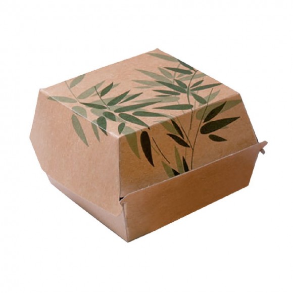 Коробка картонная Feel Green для бургера, 12*12*5 см, 50 шт/уп, Garcia de PouИспания, RIC - 81210173