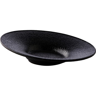 Тарелка для пасты «Ро дизайн бай эрбиси»;фарфор;D=260,H=65мм;черный COM- 3033326