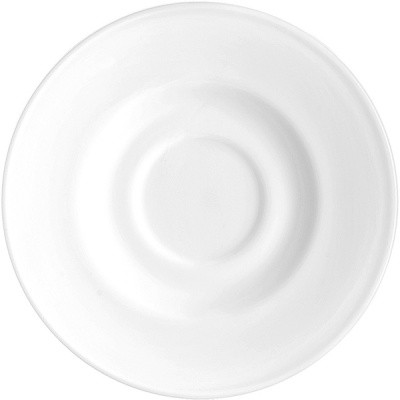 блюдце bormioli rocco «кейрвейр»;стекло;d=160,h=18мм;белый, qg405838ftp021990