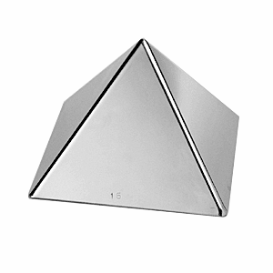 Форма кондитерская «Пирамида»;сталь нерж.;,H=14,5,L=17,B=17см;металлич. COM- 4140120