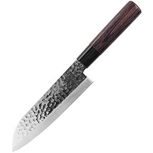 Нож кухонный «Нара»;сталь нерж.,дерево;,L=300/165,B=43мм;металлич.,тем.дерево COM- 4072802
