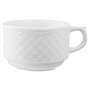 Чашка чайная «Афродита»;фарфор;190мл;D=80,H=55мм;белый COM- 3140441