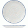 Блюдце «Блю Дэппл»;фарфор;D=160,H=18мм;белый,синий COM- 03022941