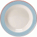Тарелка глубокая «Рио Блю»;фарфор;D=21,5см;белый,синий COM- 03012768