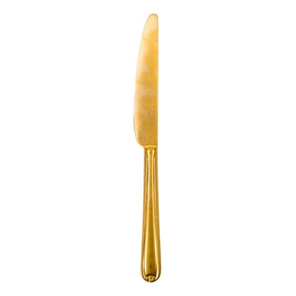 Нож столовый 22,5см, Anatolia retro gold 24k, Narin [12], KTH