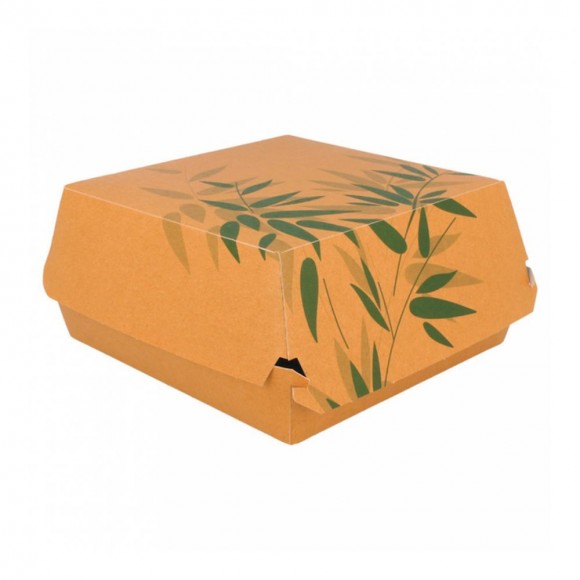 Коробка Feel Green для бургера, 17*17*8 см, картон, 50 шт/уп, Garcia de PouИспания, RIC - 81210741