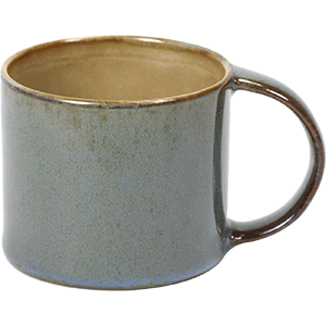 Чашка кофейная;керамика;100мл;D=60,H=51мм;серый,голуб. COM- 3130904
