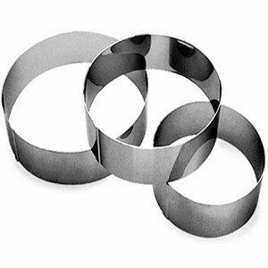 Кольцо кондитерское;сталь нерж.;D=7,H=9см;металлич. COM- 4141311