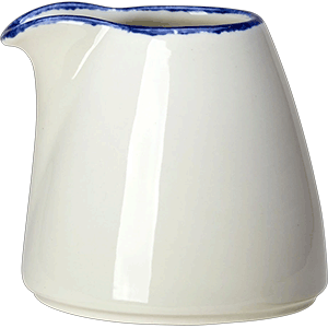 Молочник без ручки «Блю Дэппл»;фарфор;85мл;белый,синий COM- 3172471