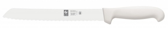 Нож для хлеба 210/340 мм. белый с волн. кромкой PRACTICA Icel  /1/