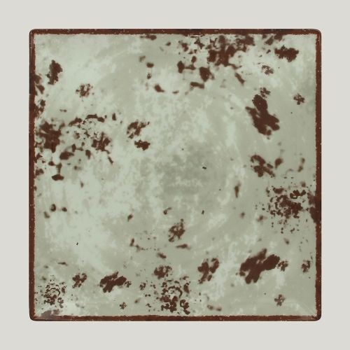 Тарелка RAK Porcelain Peppery квадратная плоская 30*30 см, серый цвет, RIC - 81220229