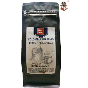 Кофе молотый UNO MIO Colombia Supremo темная 250 г, UNI - 000022
