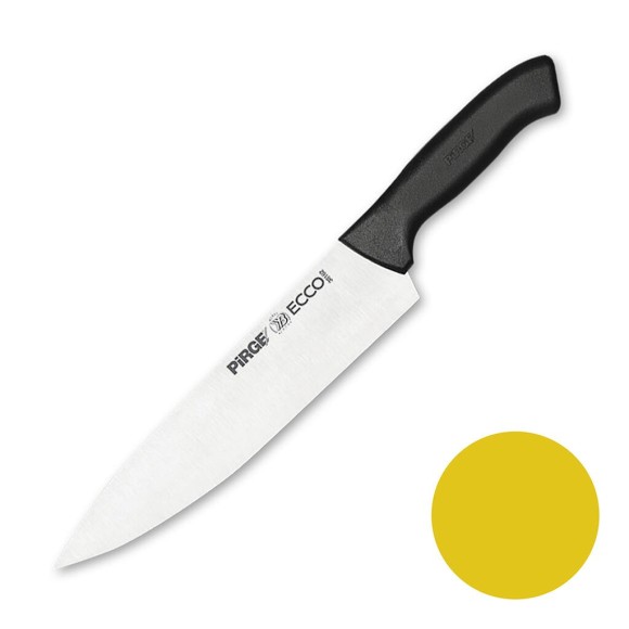 Нож поварской 23 см,желтая ручка Pirge, RIC - 81240339