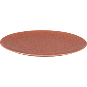 Тарелка «Лайфстиль» для пиццы;фарфор;D=300,H=25мм;терракот COM- 3012541