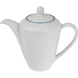 Чайник заварочный «Блю Дэппл»;фарфор;0,85л;белый,синий COM- 3150476