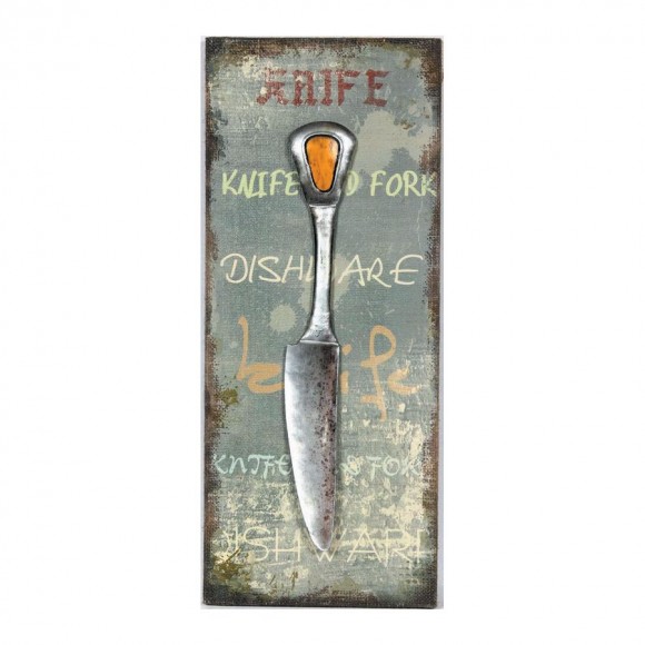 Картина "Knife" 60*25*4,5 см, RIC - 99000036