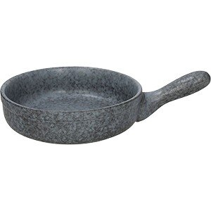 Сковорода порционная «Органика»;керамика;D=18см;серый COM- 4021343