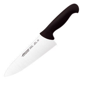 Нож поварской «2900»;сталь нерж.,полипроп.;,L=335/200,B=57мм;черный,металлич. COM- 4072449