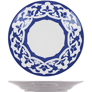 Тарелка «Идиллия-Восток» мелкая;фарфор;D=20см;белый,синий COM- 3010763