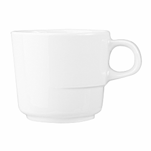Чашка чайная «Максим»;фарфор;190мл;D=75,H=70,B=100мм;белый COM- 3140625