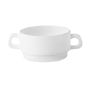 Чашка бульонная «Ресторан»;стекло;310мл;D=100,H=55,L=136мм;белый COM- 3120204