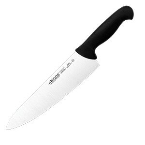 Нож поварской «2900»;сталь нерж.,полипроп.;,L=385/250,B=57мм;черный,металлич. COM- 4072448