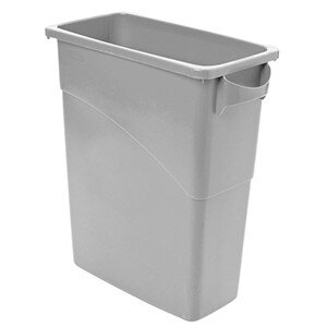 Бак для мусора;пластик;60л;,H=63,L=59,B=28см;серый COM- 8010379