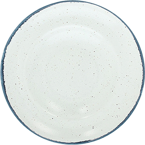 Тарелка для пасты «Органика»;фарфор;D=27см;белый,синий COM- 3013206