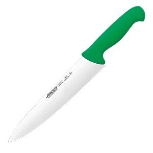 Нож поварской «2900»;сталь нерж.,полипроп.;,L=387/250,B=51мм;зелен.,металлич. COM- 4072440