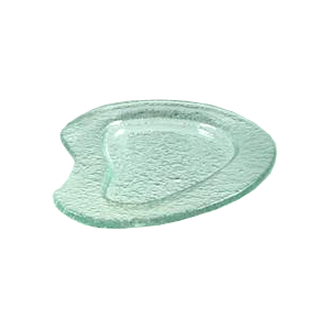 Тарелка «Амеба»;стекло;,H=15,L=190,B=150мм;прозр. COM- 3010909