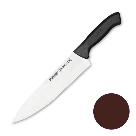 Нож поварской 25 см,коричневая ручка Pirge, RIC - 81240345