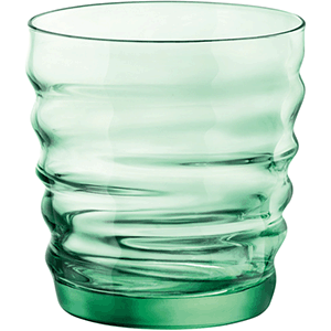 стакан bormioli rocco «рифлесси»;стекло;300мл;d=82,h=88мм;зелен., qg580521cad021990